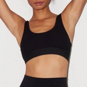 LNA | Made in CA Black Versatile Sport Bra Top